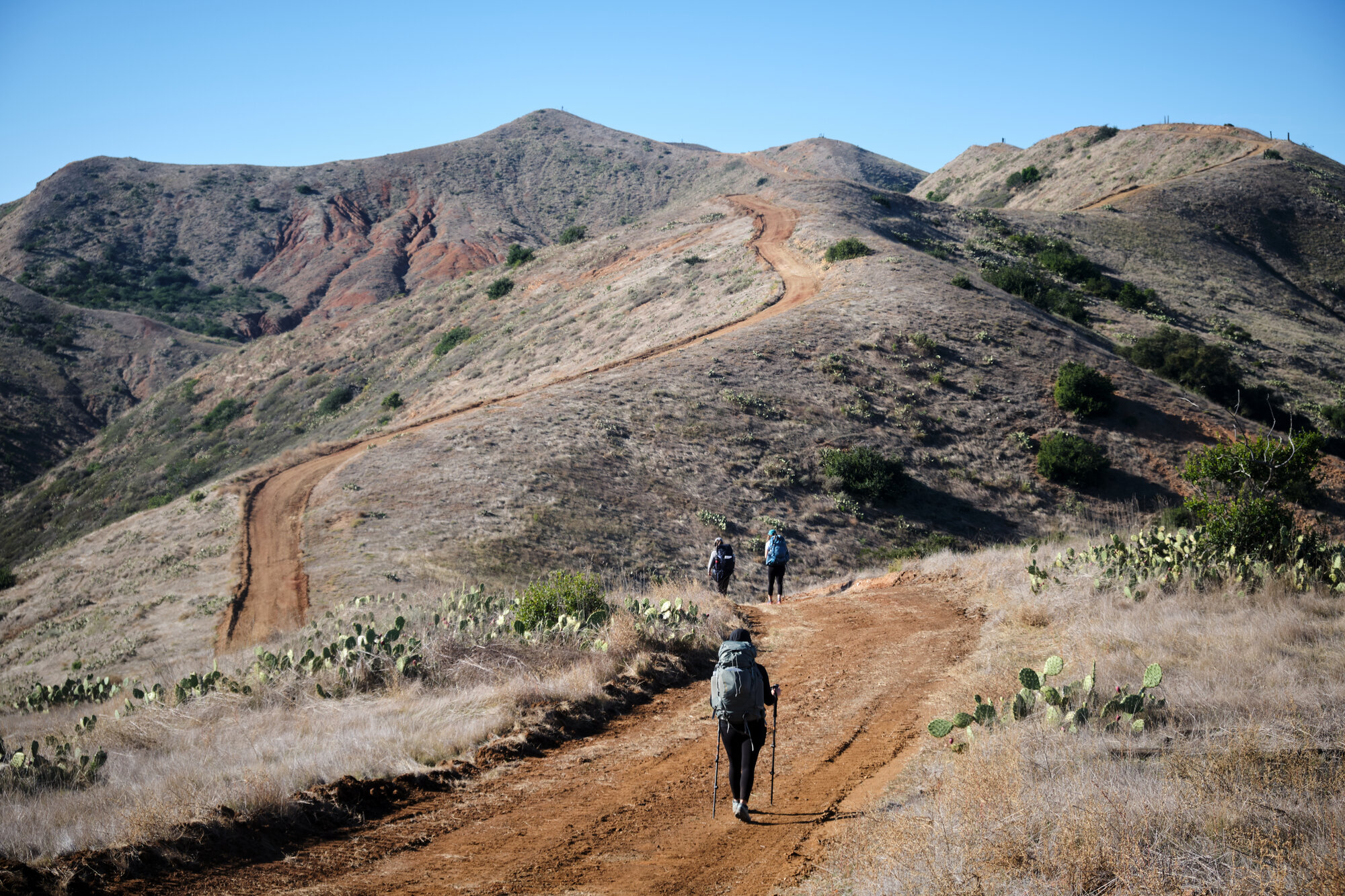 Climbing to Parson's Landing